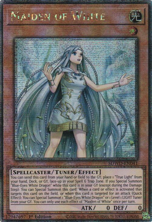 Maiden of White (Quarter Century Secret Rare) card image
