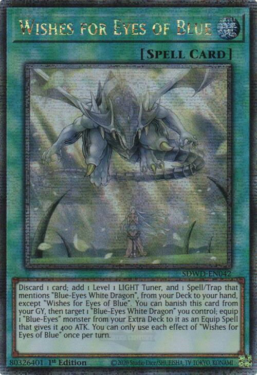 Wishes for Eyes of Blue (Quarter Century Secret Rare) card image