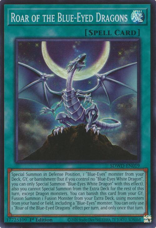 Roar of the Blue-Eyed Dragons card image