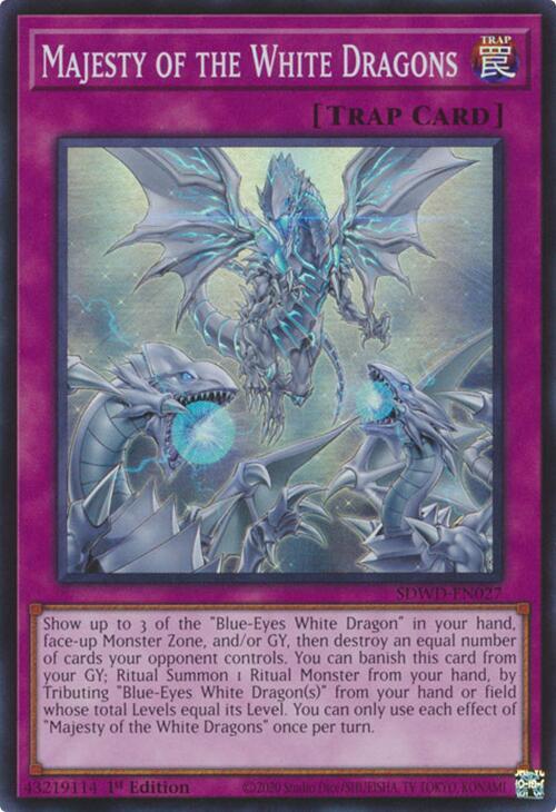 Majesty of the White Dragons card image