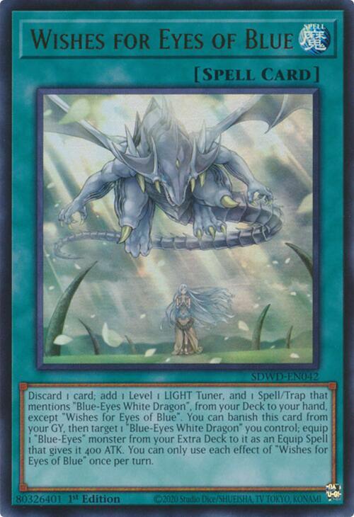 Wishes for Eyes of Blue card image