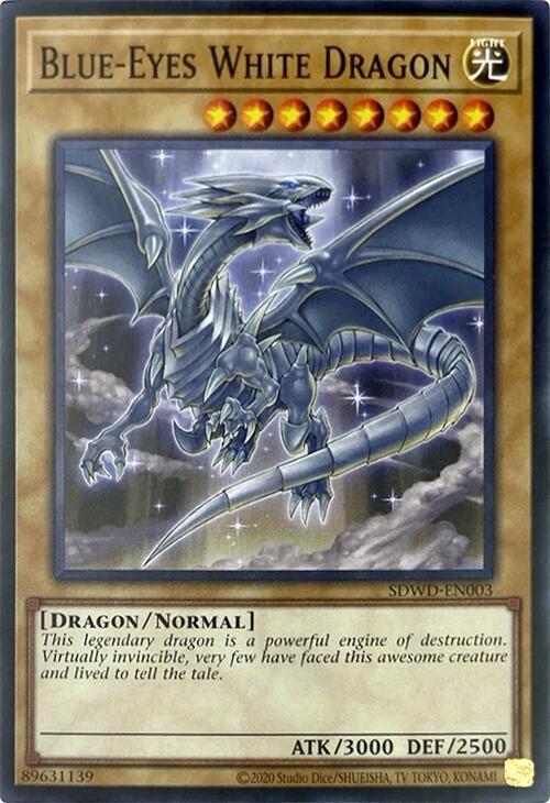 Blue-Eyes White Dragon (SDWD-EN003) (Unlimited Misprint) card image