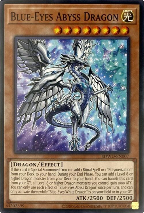 Blue-Eyes Abyss Dragon (Unlimited Misprint) card image
