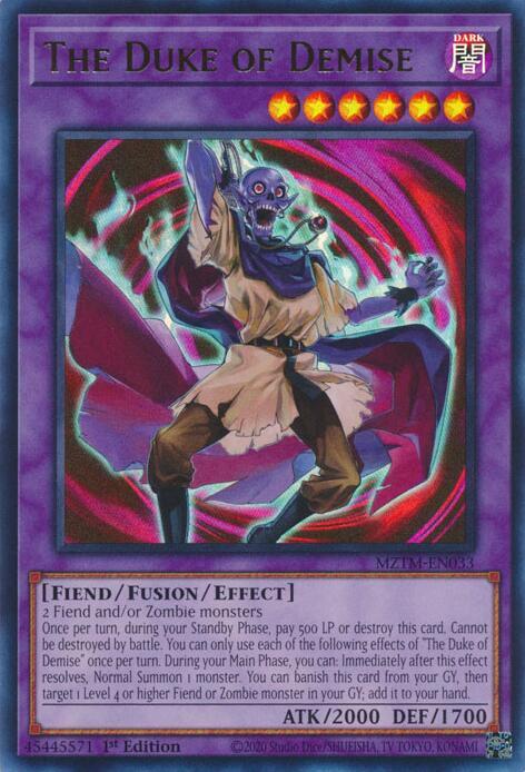 The Duke of Demise card image