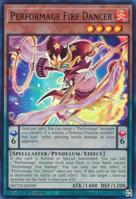 Performage Fire Dancer card image