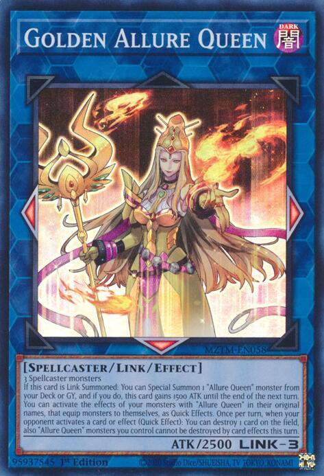 Golden Allure Queen card image