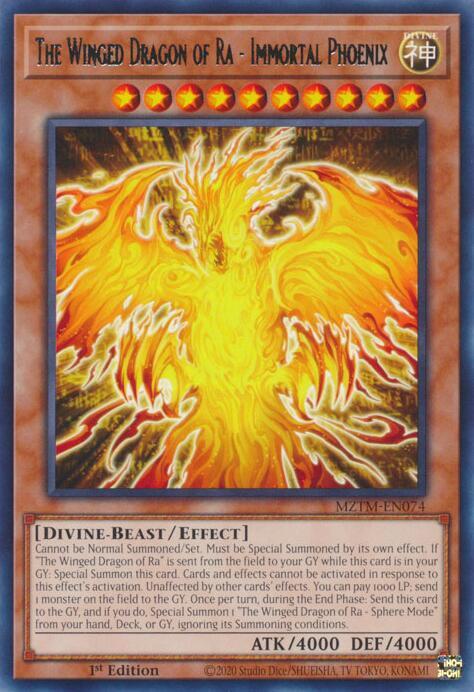 The Winged Dragon of Ra - Immortal Phoenix card image