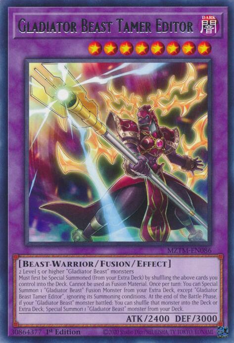 Gladiator Beast Tamer Editor card image