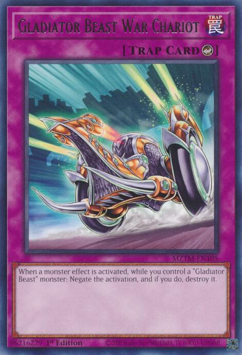 Gladiator Beast War Chariot card image