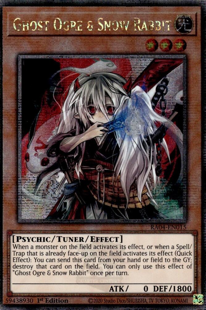 Ghost Ogre & Snow Rabbit (Quarter Century Secret Rare) card image