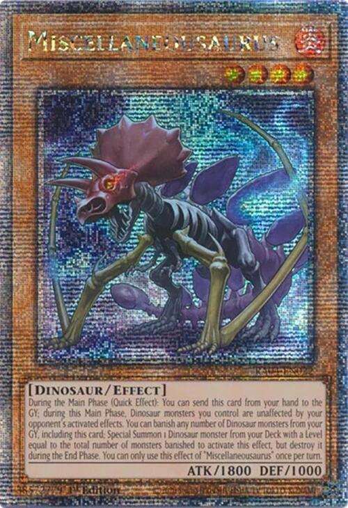 Miscellaneousaurus (Quarter Century Secret Rare) card image