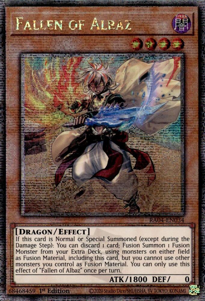 Fallen of Albaz (New Art) (Quarter Century Secret Rare) card image