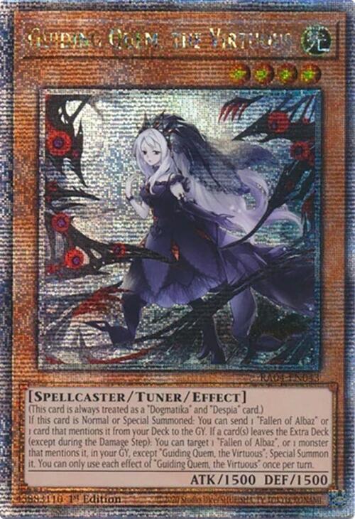 Guiding Quem, the Virtuous (Quarter Century Secret Rare) card image