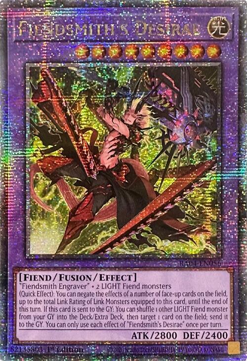 Fiendsmith's Desirae (Quarter Century Secret Rare) card image