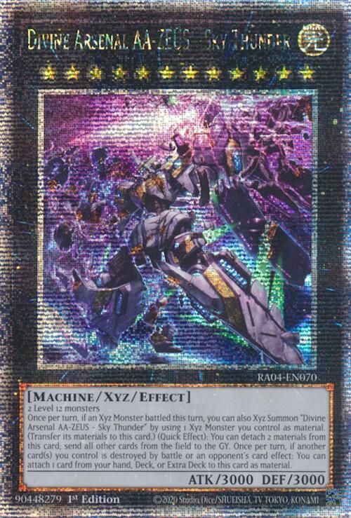 Divine Arsenal AA-ZEUS - Sky Thunder (New Art) (Quarter Century Secret Rare) card image
