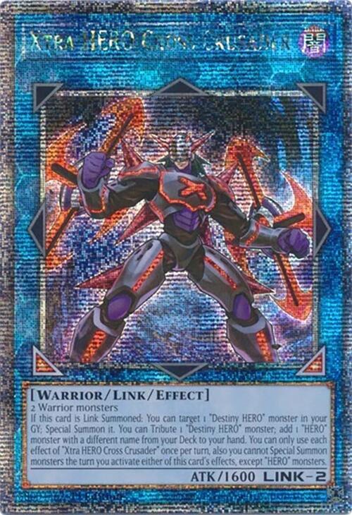 Xtra HERO Cross Crusader (Quarter Century Secret Rare) card image