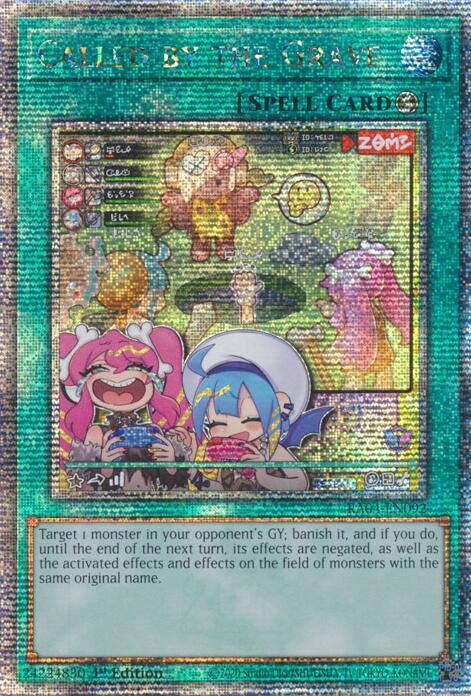 Called by the Grave (New Art) (Quarter Century Secret Rare) card image