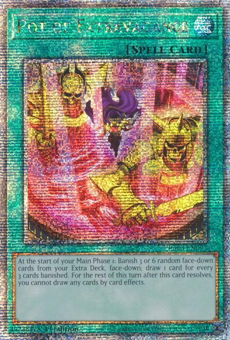Pot of Extravagance (New Art) (Quarter Century Secret Rare) card image