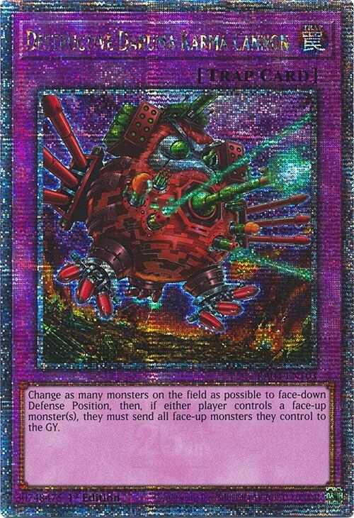 Destructive Daruma Karma Cannon (Quarter Century Secret Rare) card image