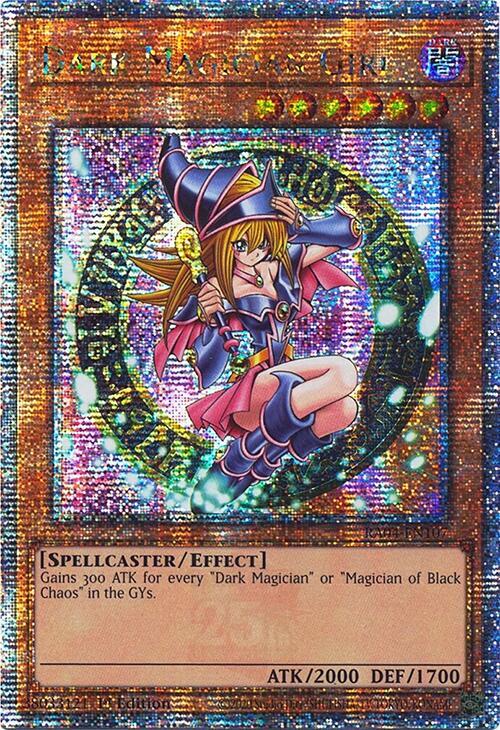 Dark Magician Girl (3rd Art) (Quarter Century Secret Rare) card image