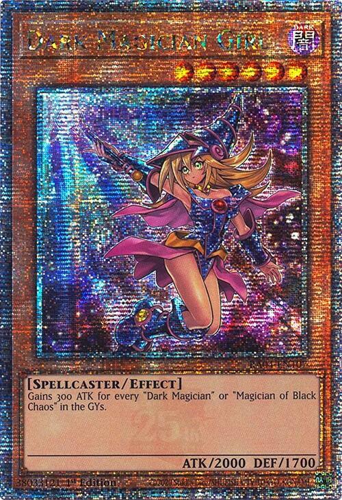 Dark Magician Girl (7th Art) (Quarter Century Secret Rare) card image