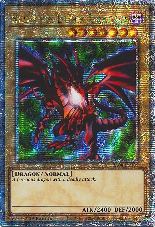Red-Eyes Black Dragon (4th Art) (Quarter Century Secret Rare) card image