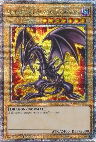Red-Eyes Black Dragon (7th Art) (Quarter Century Secret Rare) card image