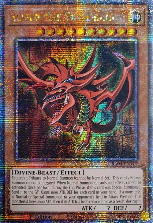 Slifer the Sky Dragon (Quarter Century Secret Rare) card image
