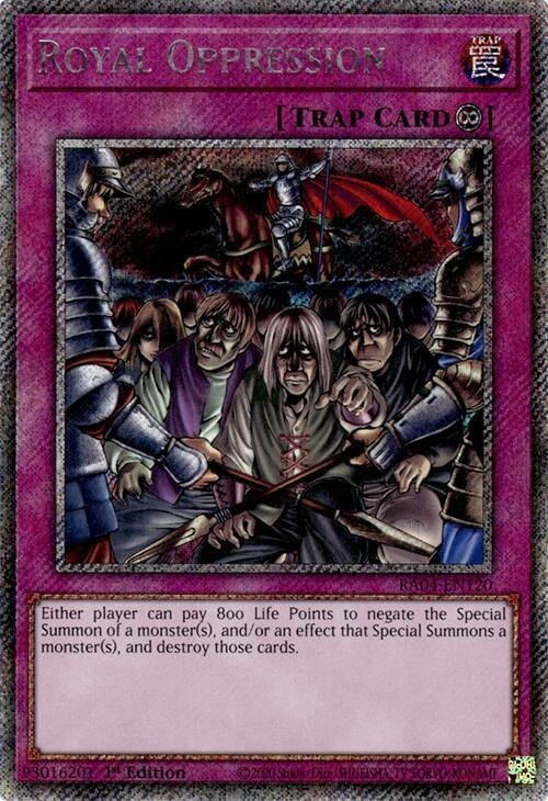 Royal Oppression (Platinum Secret Rare) card image