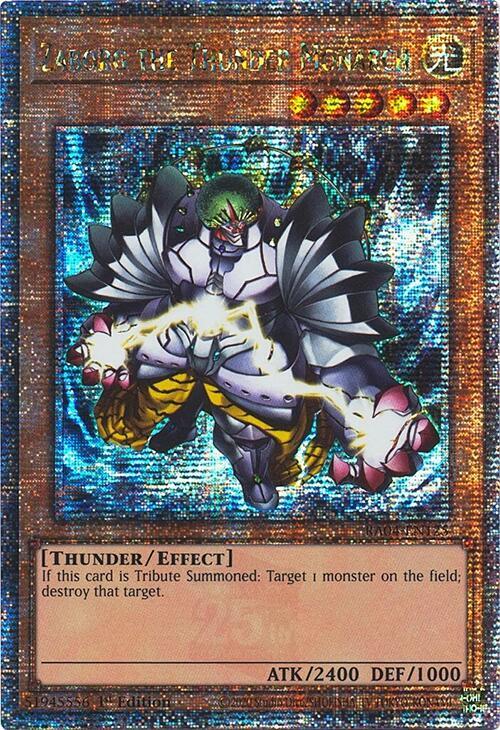 Zaborg the Thunder Monarch (Quarter Century Secret Rare) card image