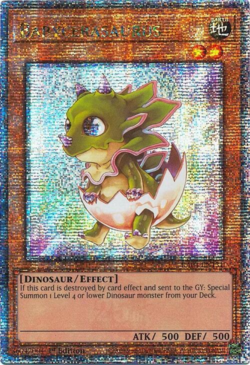 Babycerasaurus (Quarter Century Secret Rare) card image