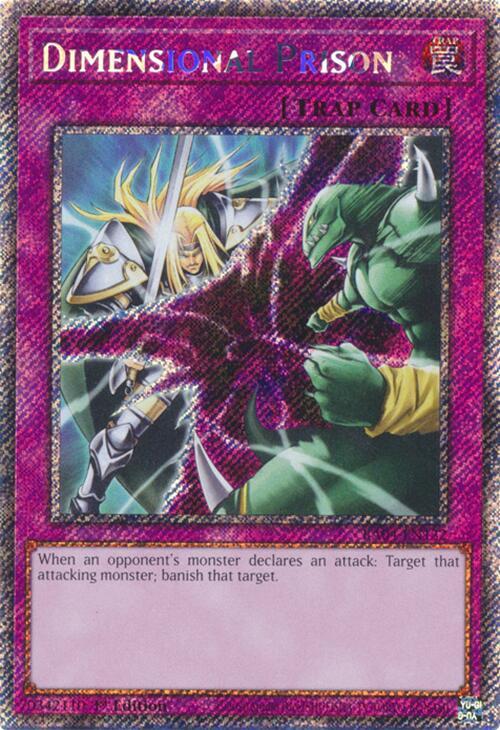 Dimensional Prison (Platinum Secret Rare) card image