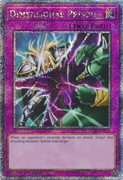 Dimensional Prison (Quarter Century Secret Rare) card image