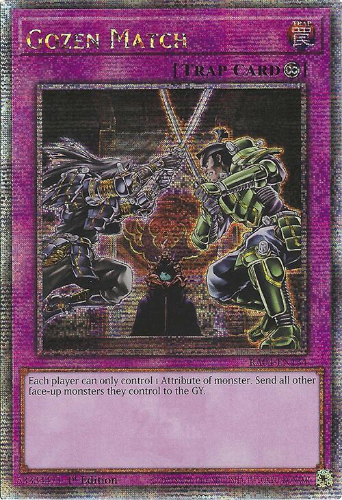 Gozen Match (Quarter Century Secret Rare) card image