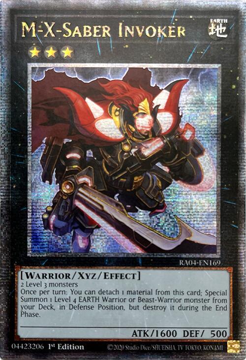 M-X-Saber Invoker (Quarter Century Secret Rare) card image