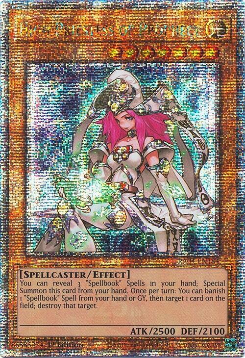 High Priestess of Prophecy (Quarter Century Secret Rare) card image