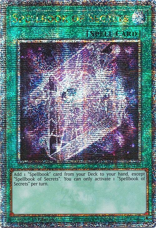Spellbook of Secrets (Quarter Century Secret Rare) card image