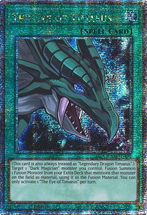 The Eye of Timaeus (Quarter Century Secret Rare) card image