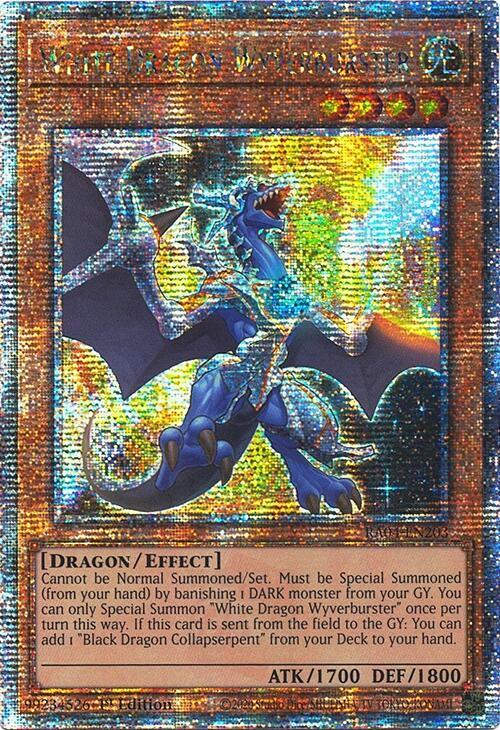 White Dragon Wyverburster (Quarter Century Secret Rare) card image