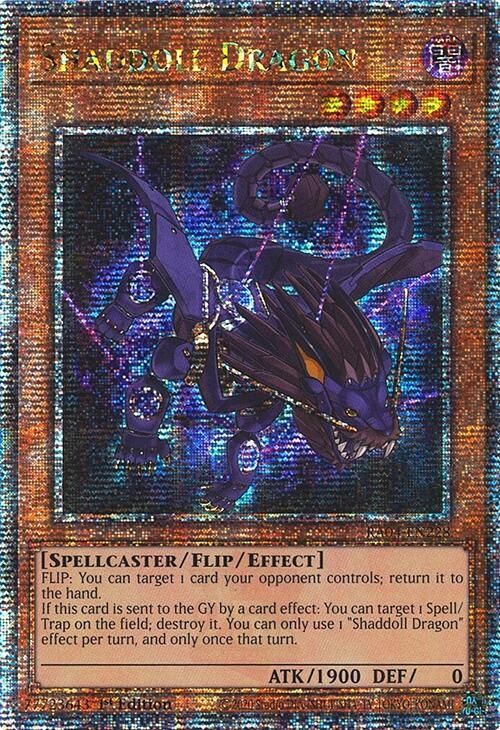 Shaddoll Dragon (Quarter Century Secret Rare) card image