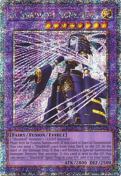 El Shaddoll Construct (Quarter Century Secret Rare) (Alternate Art) card image