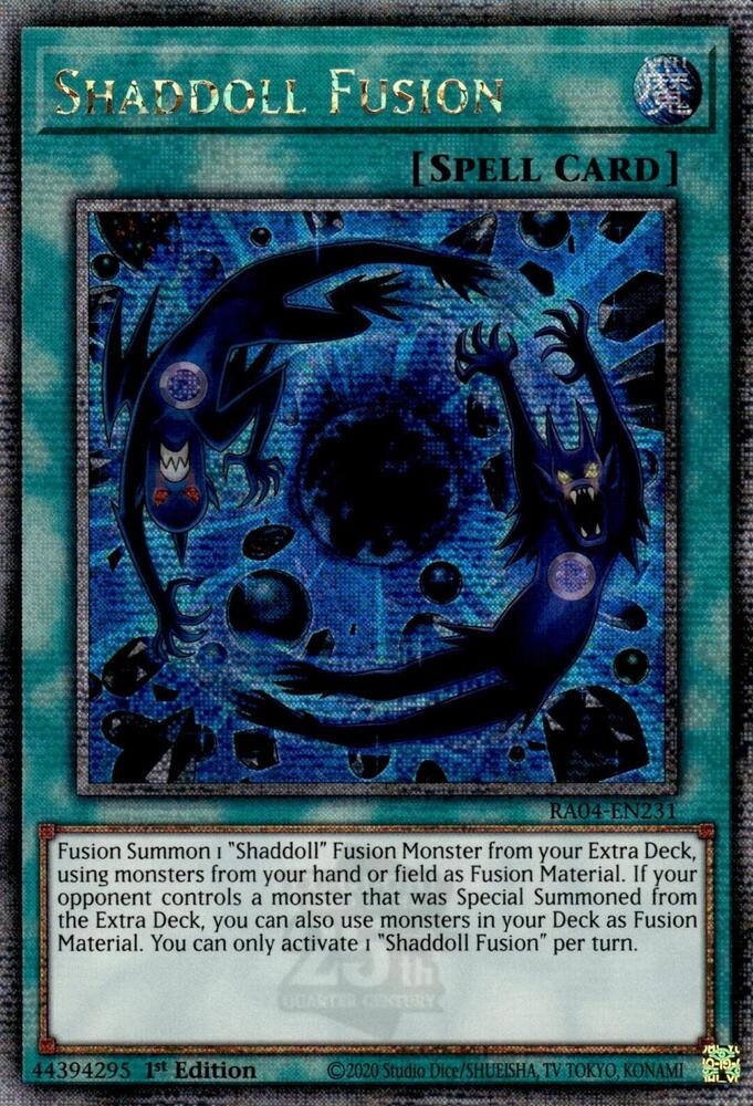 Shaddoll Fusion (Quarter Century Secret Rare) card image