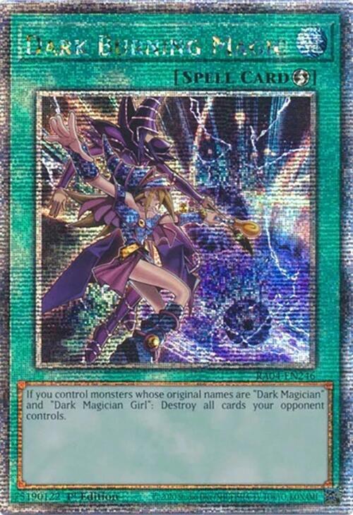 Dark Burning Magic (Quarter Century Secret Rare) card image