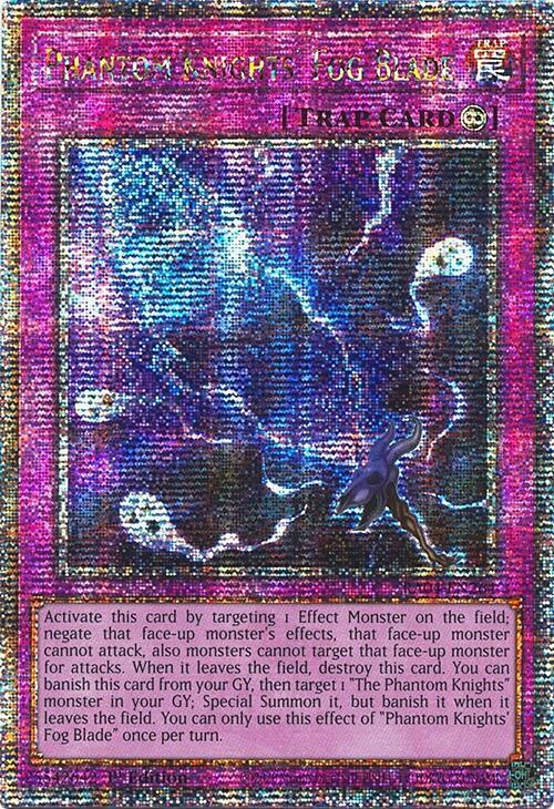 Phantom Knights' Fog Blade (Quarter Century Secret Rare) card image