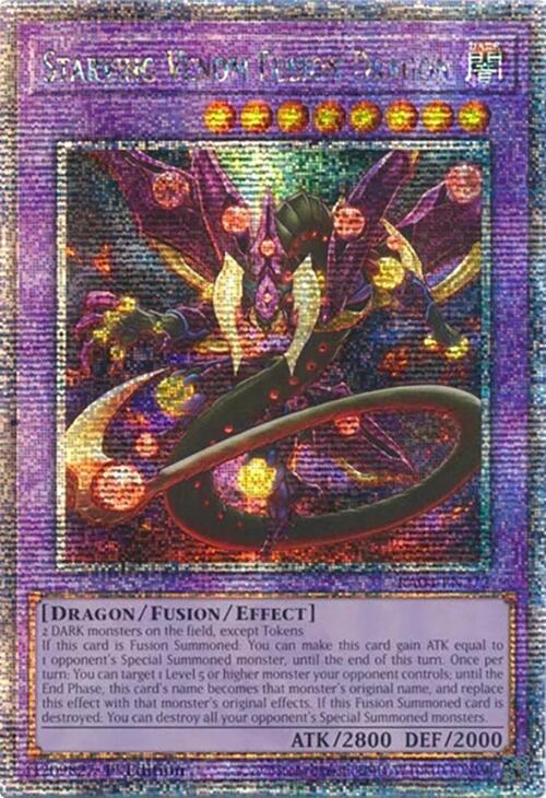 Starving Venom Fusion Dragon (Quarter Century Secret Rare) card image