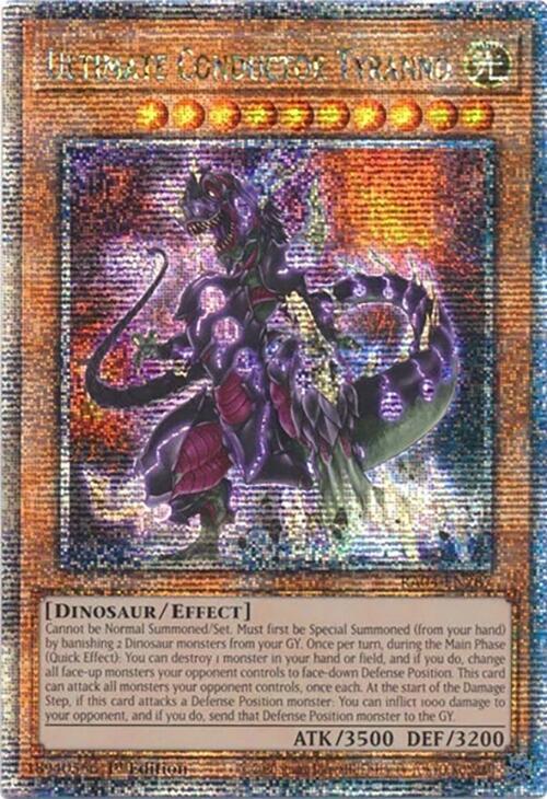 Ultimate Conductor Tyranno (Quarter Century Secret Rare) card image