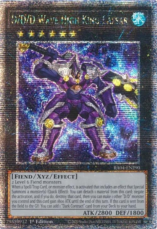 D/D/D Wave High King Caesar (Quarter Century Secret Rare) card image