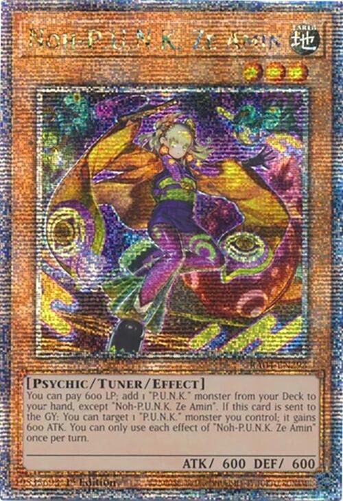 Noh-P.U.N.K. Ze Amin (Quarter Century Secret Rare) card image