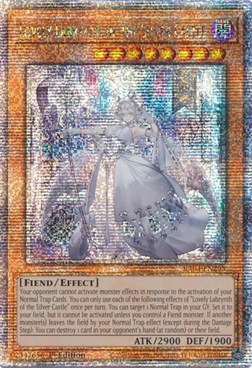 Lovely Labrynth of the Silver Castle (Quarter Century Secret Rare) card image