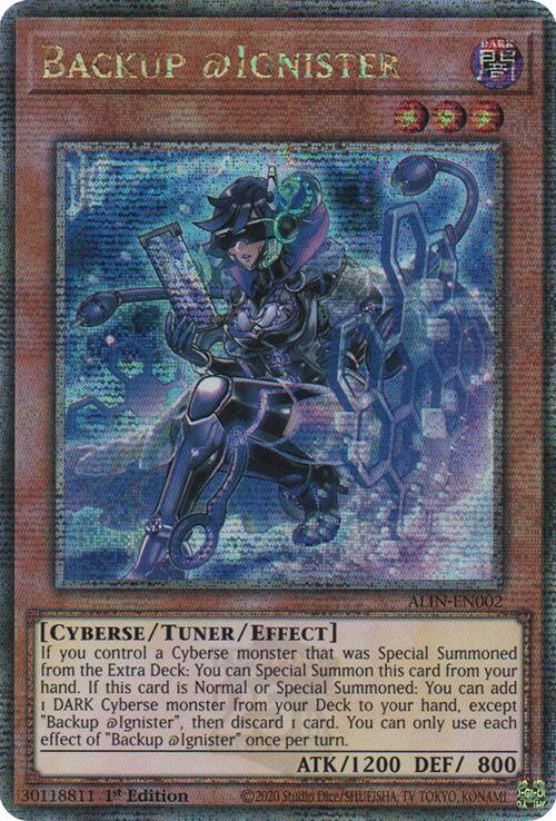Backup @Ignister (Quarter Century Secret Rare) card image
